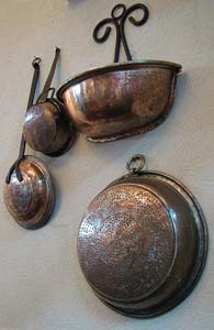 Copper utensils Jerusalem