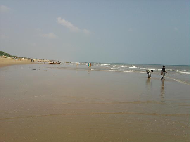 Kodur beach in Nellore district, Andhra Pradesh